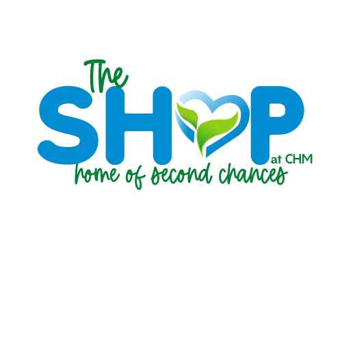 The Shop at CHM, home of second chances, logo